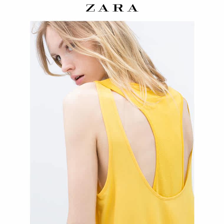 春夏折扣 ZARA 女装 双层装饰上衣 01198046300