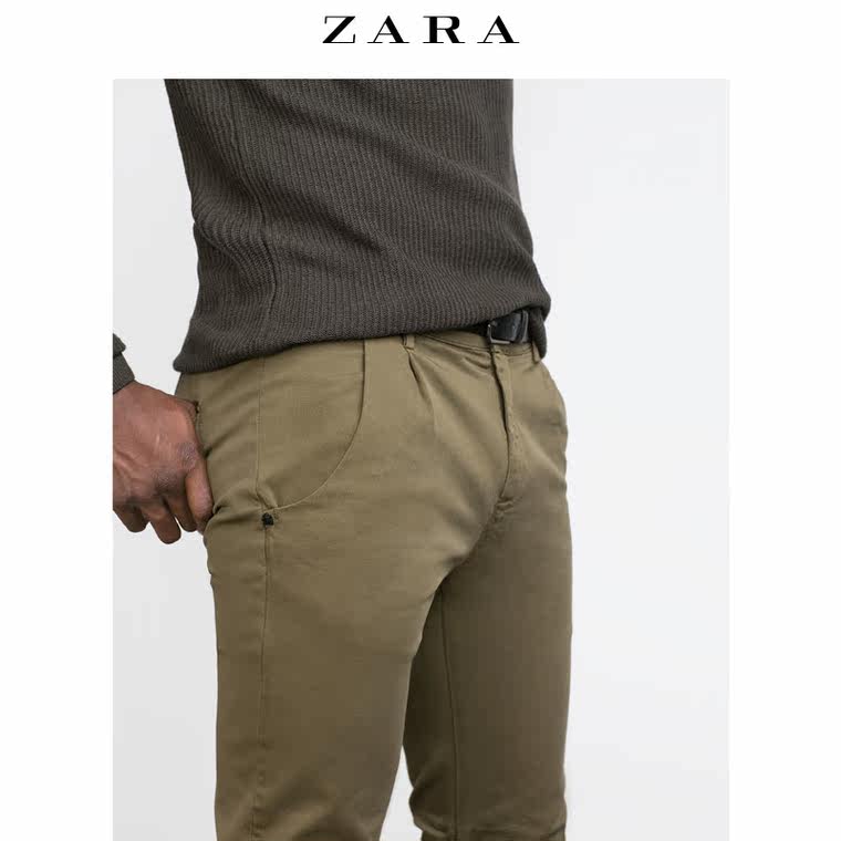 ZARA 男装 棉制休闲裤 06917320505