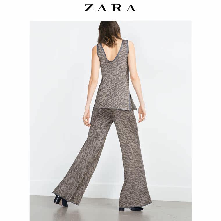 ZARA 女装 针织长裤 01822111050