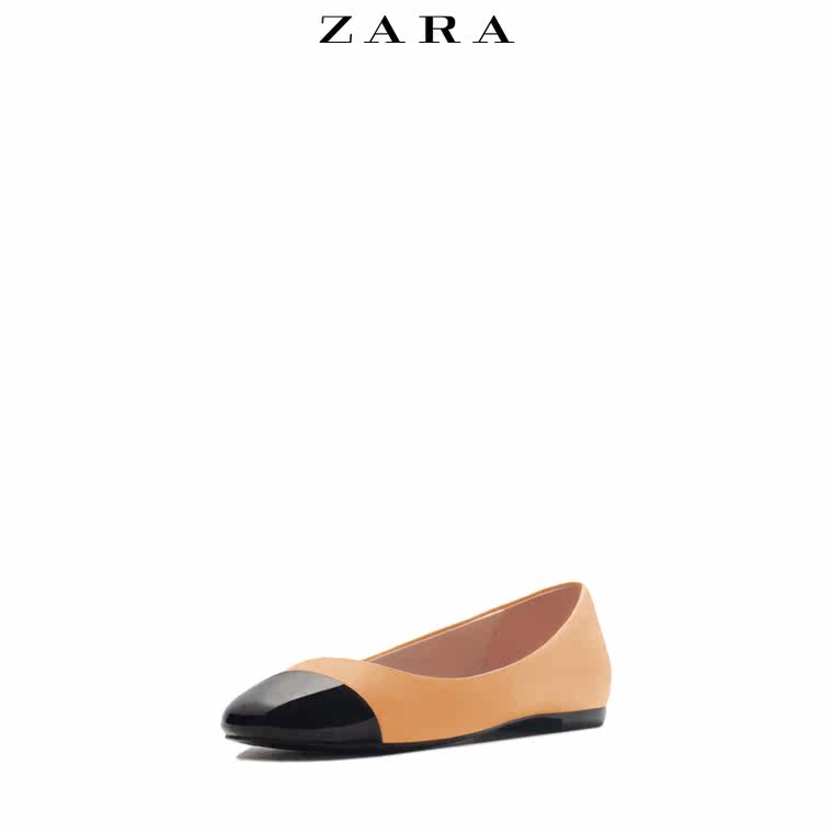 ZARA TRF 女鞋 包头芭蕾鞋 17256001105