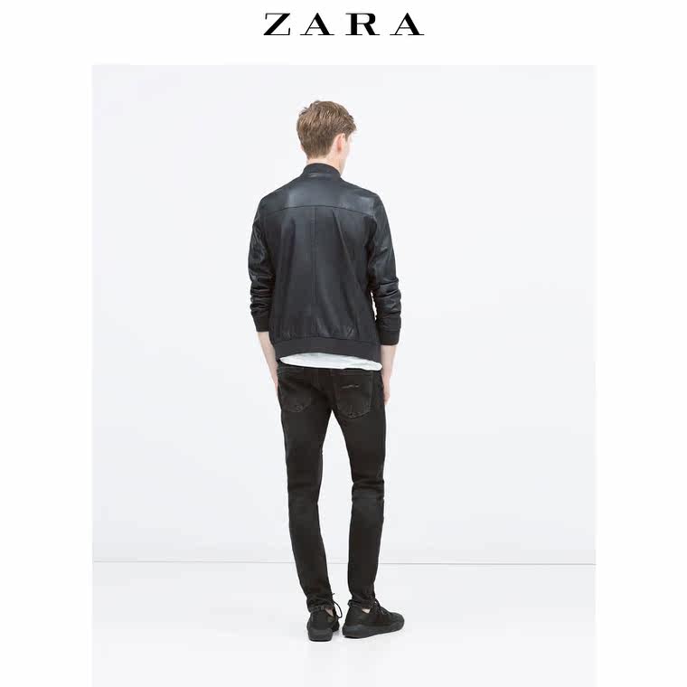 ZARA 男装 绗缝牛仔裤 01889301800