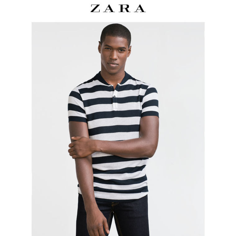 ZARA 男装 带饰 POLO 衫 04231304401