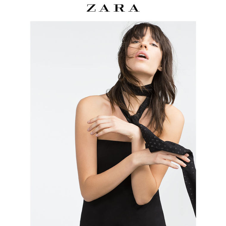 ZARA 女装 开叉装饰连身裙 01198222800