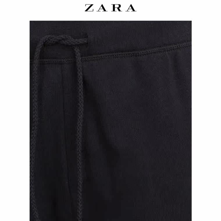 ZARA TRF 女装 绒布长裤 00085277800