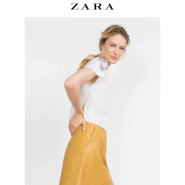 ZARA 女装 印花 T 恤 05580243250