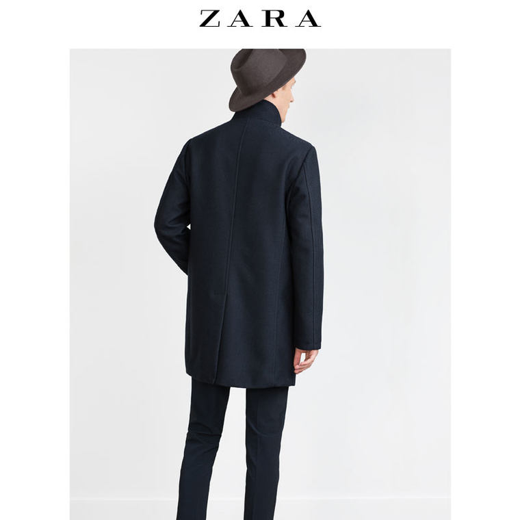 ZARA 男装 藏青色外套 00706309401