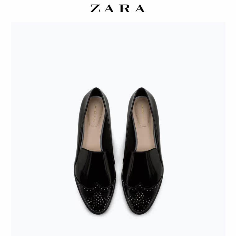 ZARA 女鞋 铆钉便鞋 15310001040