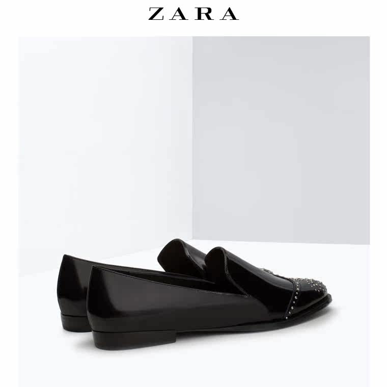 ZARA 女鞋 铆钉便鞋 15310001040