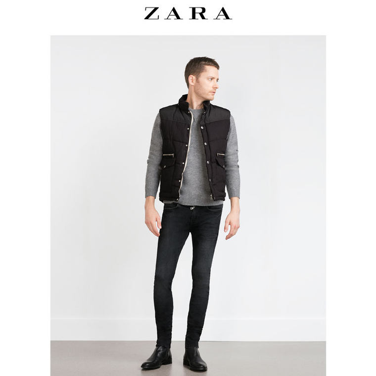 ZARA 男装 撞色背心 05475320800