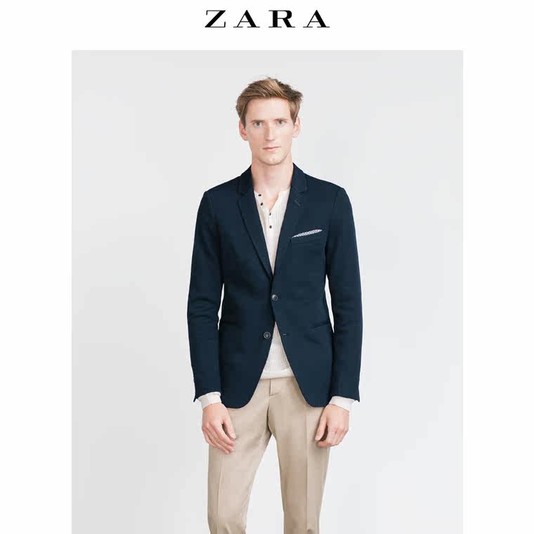 ZARA 男装 基本款休闲西装外套 00706361401