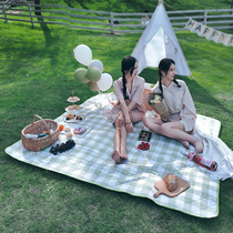 Picnic mat thickened ins wind picnic outdoor summer spring outing mat Picnic cloth outing portable waterproof and moisture proof mat