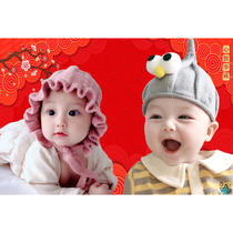 Boutique baby poster photo pictorial cute baby beautiful cute male baby painting pregnant woman decoration prenatal education festive doll