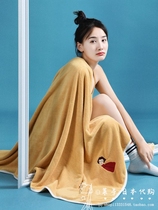 Japanese bath towel womens new household cotton male absorbent quick-drying does not lose cute couples high-end towel Japanese