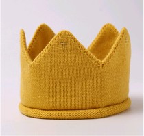Newborn baby photo props hair accessories hair hair Belt wool Crown Crown headdress year old Full Moon