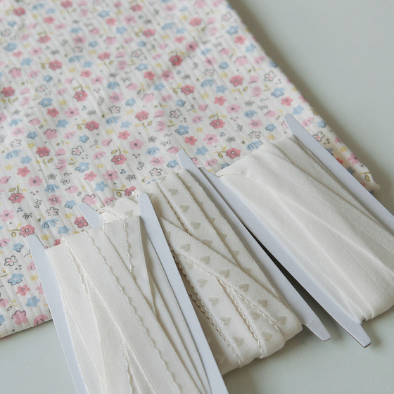 Caijia Cloth Shop Pure Cotton Lace Lyca Fabric 4- 탄성적 인 바늘 속옷 원단 탄성 반 폴드 가장자리 스트립 매칭 Caijia Cloth Shop Pure Cotton Lace Lyca Fabric 4- 탄성적 인 바늘 속옷 원단 탄성 반 폴드 가장자리 스트립 매칭