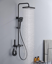 Outlet New Pint Black Shower Shower Set Frosted Matt Toilet Booster Shower Shower Shower