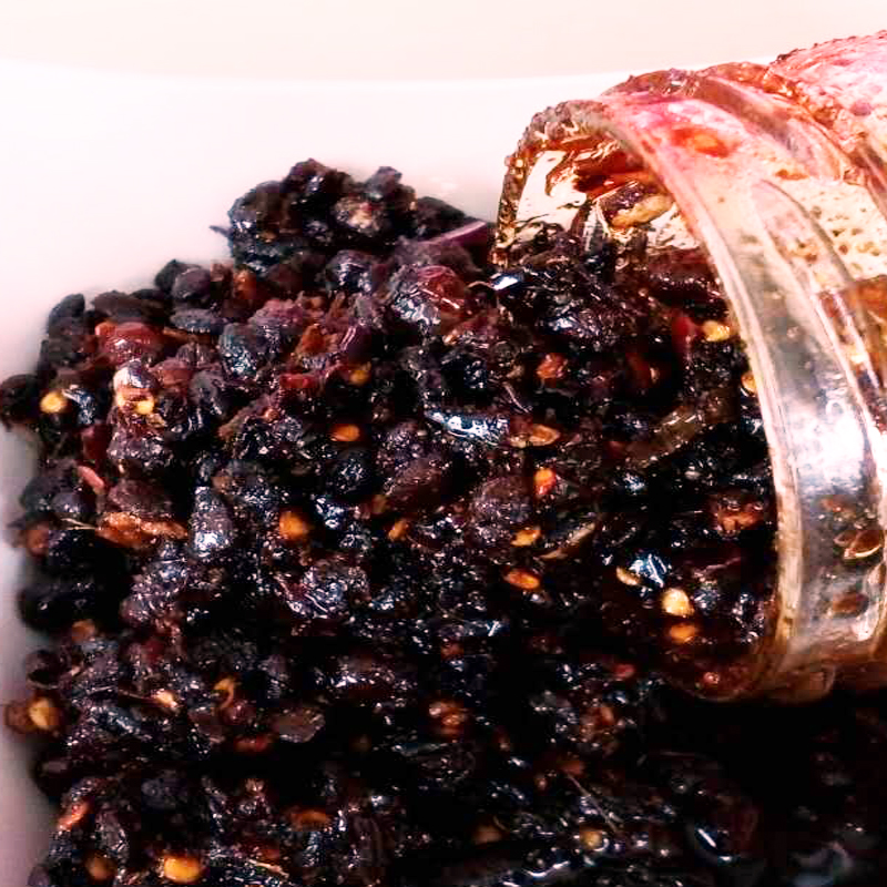 惟一斋八宝豆豉香辣豆豉临沂特产中华老字号配餐香辣酱下饭辣酱