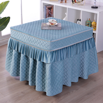 Thickened rectangular fire cover coffee table stove cover square heating table cover winter fire