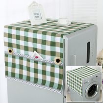 Cotton cloth thickened refrigerator dust cover single door open door refrigerator towel refrigerator cover laundry cover multi-purpose cover towel