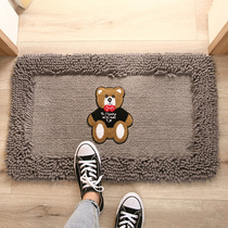 Cartoon floor mat Carpet doormat Entrance floor mat Toilet door absorbent floor mat Toilet bathroom non-slip mat