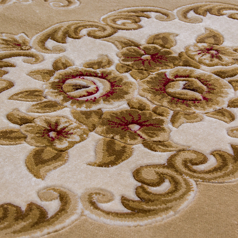 七七家欧式田园简约地毯现代时尚地中海乡村卧室客厅沙发茶几地毯产品展示图1