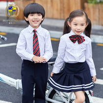 new elementary school students' school uniform three-piece kindergarten uniform spring and autumn suit medium and large children's shirt school uniform children's classwear