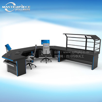 Multi-station customizable workbench Console with lamp assembly workbench Computer repair bench Laboratory bench