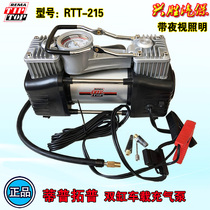 Germany Tiptopp car portable air pump double cylinder high pressure electric 12V car tire pump