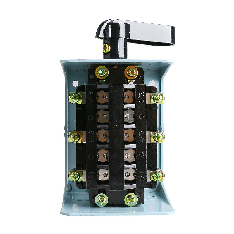 中国人民电器 倒顺开关30a 正反转可逆开关hy2-30 220v 380v通用