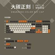 RK Mechanical Keyboard Key Cap PBT Two Color Large Carbon Blueberry Shake 68 84 98 Key OEM Highly Opaque