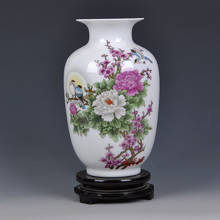 Jingdezhen ceramics vase modern home handicraft furnishing articles home sitting room adornment ornament gift