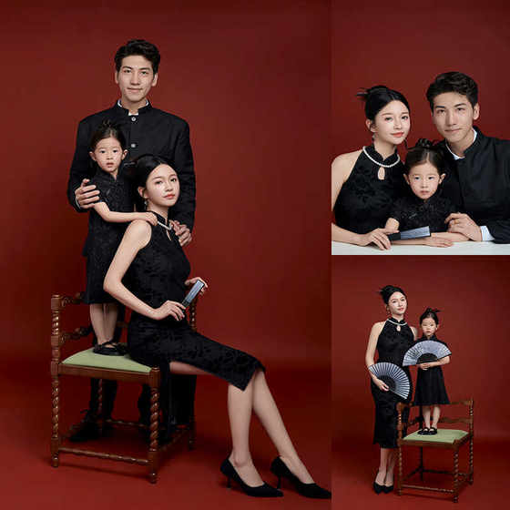 2025 new children's photography clothing Xiaohongshu's new Chinese cheongsam ID photo parent-child mother-daughter photography clothing 2025 new children's photography clothing Xiaohongshu's new Chinese cheongsam ID photo parent-child mother-daughter photography clothing