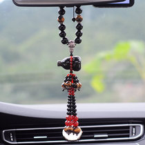 Car pendant upscale crystal hyacinth on-board pendant safe in car with hanging decoration for mens rear view mirror hanging ornament