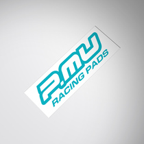 Suitable for PMU Racing Pads decalr brake pads Brake drums High performance brake modification car stickers