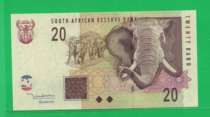 South Africa 20 rand UNC in 2005