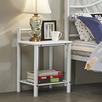 1800 dazzling simple modern residential fashion stainless steel European style black and white wrought iron bedside table