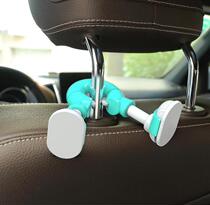 Car seat hidden adhesive hook car multifunctional chair back Hook cartoon shopping double feet double adhesive hook