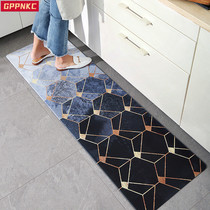 Kitchen Ground Mat Strip Non-slip Waterproof Oil Proof Mat Modern Finished Product Home minimalist Nordic Wind Dirty Carpet