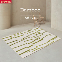 Living room carpet Senior Nordic light luxury ins wind Modern simple abstract Balcony bedroom bedside girl floor mat