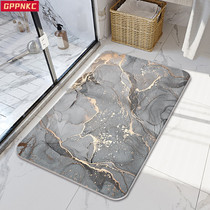Bathroom Bathroom Anti-Slip Mat Nordic Wind Silicon Algae Mud Suction Ground Mat Bedroom Toilet Toilet Door Doorway Quick Dry Foot Mat