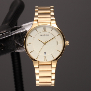 sekonda思达进口正品石英女表淑女时尚简约学生钢带1139