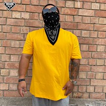 Nuclear Explosion West Coast Chicano Beauty version 350 gr Heavy Combed Cotton Loose Large Code Pure Color Men Short Sleeve T-shirt