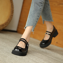 Retro Infinlen Mary Rare Shoes Women Spring Summer Day College Wind Jk Uniforms Shoe Style Small Leather Shoes 2021 Summer