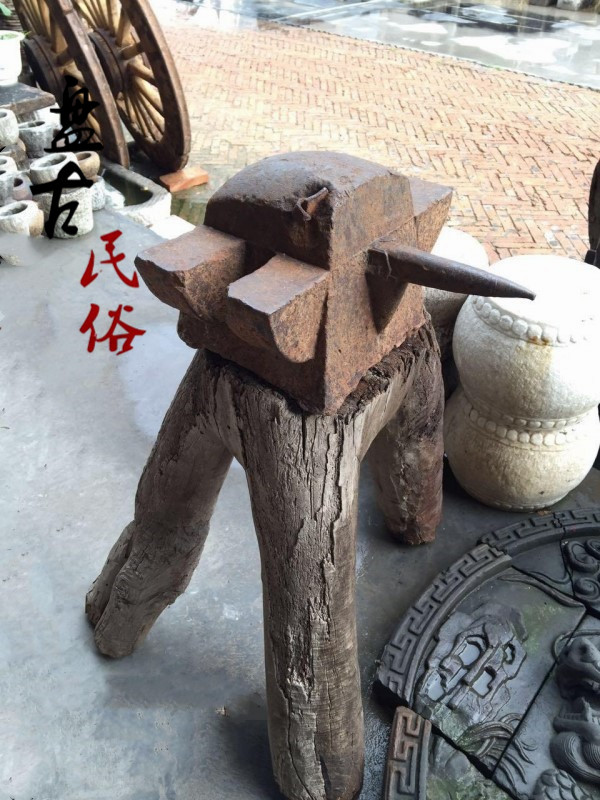 老铁毡子老铁匠老铁匠工具墩子老铁砧子老铁艺打铁铺工具民俗怀旧