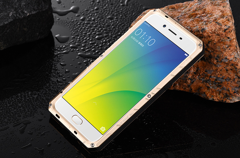 oppor9s三防手机壳金属防摔r9splus保护套r9plus硅胶r11全包plus_7折