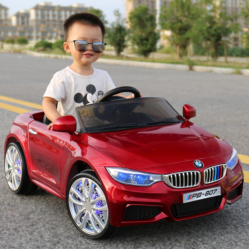 遥控手推婴儿童电动车四轮玩具小孩双驱摇摆男女宝宝可坐人汽车