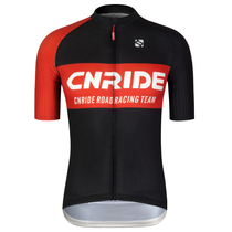 Summer mens new road mountain bike short sleeve cycling suit black red competitive version full mesh quick-drying bicycle jacket