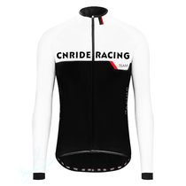 CNRIDE autumn and winter team edition mens soft shell long-sleeved riding suit top weatherproof fleece warm jacket