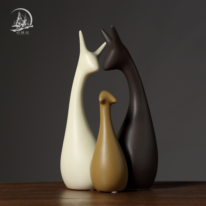 The Nordic creative household soft adornment of I sitting room TV ark, wine porch ceramic furnishing articles wedding gift