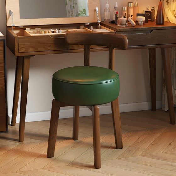 Retro solid wood makeup stool makeup chair for girls bedroom dressing table chair light luxury high-end style dressing chair
Retro solid wood makeup stool makeup chair for girls bedroom dressing table chair light luxury high-end style dressing chair